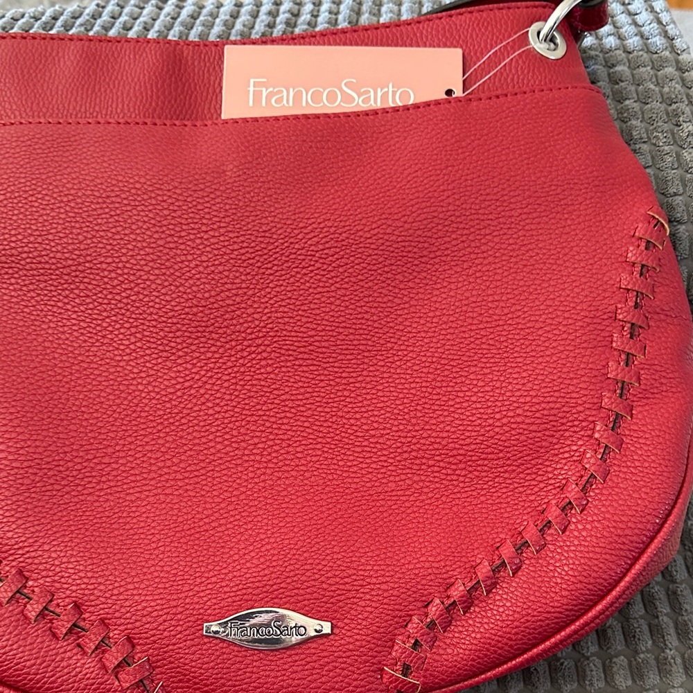 Franco Sarto Vibrant Red Shoulder Bag
